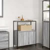 Image de vidaXL Meuble de salle de bain avec étagères sonoma gris 765x35x95 cm armoire de rangement de salle de bain armoire de 861920