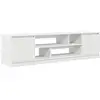 Image de Vidaxl meuble tv blanc 188,5x41x50 cm bois d'ingénierie