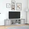 Image de Meuble Tv Sonoma Gris 188,5x41x50 Cm Bois D'ingénierie Vidaxl