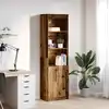 Image de Buffet Haut Vieux Bois 50x35x180 Cm Bois D'ingénierie Vidaxl