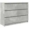 Image de Vidaxl buffet gris béton 100x35x76 cm bois d'ingénierie