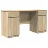Image de Vidaxl bureau chêne sonoma 140 x 49 x 76 cm bois d'ingénierie