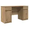 Image de Vidaxl bureau chêne artisanal 140 x 49 x 76 cm bois d'ingénierie