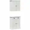 Image de Vidaxl ensemble de mobilier de salle de bain vigo 2 pc