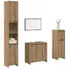 Image de Ensemble De Meubles Salle De Bain 4 Pcs Bois D'ingénierie Vidaxl