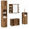 Image de vidaXL Ensemble de meubles salle de bain 4 pcs bois dingénierie armoire de salle de bain placard de salle de bain meuble 3328557