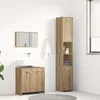 Image de vidaXL Ensemble de meubles salle de bain 3 pcs bois dingénierie armoire de salle de bain placard de salle de bain meuble
