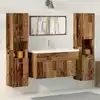 Image de Ensemble De Meubles Salle De Bain 4 Pcs Bois D'ingénierie Vidaxl