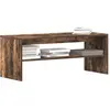 Image de Meuble Tv Chêne Fumé 100x40x40 Cm Bois D'ingénierie Vidaxl