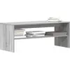 Image de Meuble Tv Sonoma Gris 100x40x40 Cm Bois D'ingénierie Vidaxl