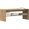Image de Meuble Tv Chêne Artisanal 100x40x40 Cm Bois D'ingénierie Vidaxl