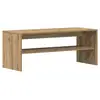 Image de Vidaxl meuble tv chêne artisanal 100x40x40 cm bois d'ingénierie