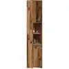 Image de Armoire Salle De Bain Vieux Bois 30x30x183,5 Cm Bois Ingénierie Vidaxl