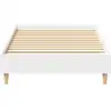 Image de Vidaxl cadre de lit sans matelas blanc 90x190 cm bois d'ingénierie