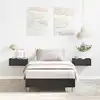 Image de Cadre De Lit Sans Matelas Noir 90x190 Cm Bois Ingénierie Vidaxl