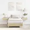 Image de Cadre De Lit Sans Matelas Chêne Sonoma 90x190 Cm Vidaxl