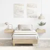 Image de vidaXL Cadre de lit sans matelas chêne sonoma 90x190 cm 861086