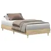 Image de Vidaxl cadre de lit sans matelas chêne sonoma 90x190 cm