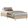 Image de Vidaxl cadre de lit sans matelas chêne sonoma 75x190 cm