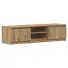 Image de Vidaxl meuble tv chêne artisanal 140x40x36 cm bois d'ingénierie