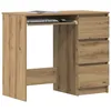 Image de vidaXL Bureau chêne artisanal 90x45x76 cm bois dingénierie 861143