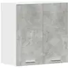Image de Vidaxl armoire murale cuisine gris béton 60x31x60 cm bois d'ingénierie