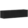 Image de Vidaxl meuble tv chêne noir 120x30x30,5 cm bois d'ingénierie
