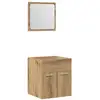 Image de Vidaxl ensemble de meubles salle de bain 2 pcs bois d'ingénierie