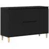 Image de Vidaxl buffet noir 102 x 35 x 60 cm bois d'ingénierie