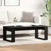 Image de Table Basse Chêne Noir 102 X 50 X 35 Cm Bois D'ingénierie Vidaxl