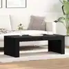 Image de Table Basse Chêne Noir 102 X 50 X 35 Cm Bois D'ingénierie Vidaxl