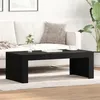Image de Table Basse - Chêne Noir - 102x50x35 cm - Bois dIngénierie - Design Contemporain