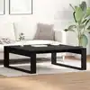 Image de Table Basse Chêne Noir 100 X 100 X 35 Cm Bois D'ingénierie Vidaxl
