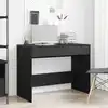Image de Bureau Chêne Noir 101x50x76,5 Cm Bois D'ingénierie Vidaxl
