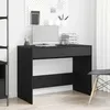Image de Bureau - Chêne noir - 101x50x765 cm - 2 tiroirs - Bois dingénierie