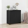 Image de Buffet - bahut - enfilade Vidaxl Buffet Chêne noir 70x41x75 cm Bois dingénierie