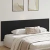 Image de vidaXL Tête de lit Chêne noir 160 x 15 x 805 cm Bois dingénierie 862085