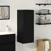 Image de Armoire Murale En Chêne Noir 34,5 X 34 X 90 Cm Bois D'ingénierie Vidaxl