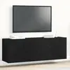 Image de Meubles Tv 2 Pièces Chêne Noir 120 X 30 X 41 Cm Bois D'ingénierie Vidaxl