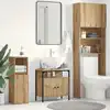 Image de Armoire Lavabo De Salle De Bain Chêne Artisanal 60x30x60 Cm Vidaxl