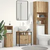 Image de vidaXL Armoire lavabo de salle de bain chêne artisanal 60x30x60 cm 862233