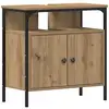 Image de Vidaxl armoire lavabo de salle de bain chêne artisanal 60x30x60 cm