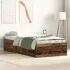 Image de Cadre De Lit Sans Matelas Vieux Bois 90x200 Cm Bois Ingénierie Vidaxl