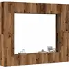 Image de Ensemble De Meuble Tv Mural 8 Pcs Vieux Bois Bois D'ingénierie Vidaxl