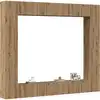 Image de Ensemble De Meuble Tv Mural 8 Pcs Chêne Artisanal Vidaxl