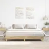 Image de vidaXL Cadre de lit sans matelas chêne sonoma 180x200 cm 3329023