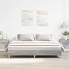 Image de vidaXL Cadre de lit sans matelas sonoma gris 180x200 cm meuble de chambre à coucher sommier lit double lit châlit lit 3329026