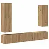 Image de Vidaxl ensemble de meuble tv mural 4 pcs chêne artisanal