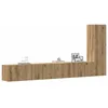 Image de vidaXL Ensemble de meuble TV mural 3 pcs chêne artisanal meuble tv meuble multimédia console tv meuble hifi centre de 3329198