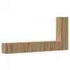 Image de Vidaxl ensemble de meuble tv mural 3 pcs chêne artisanal